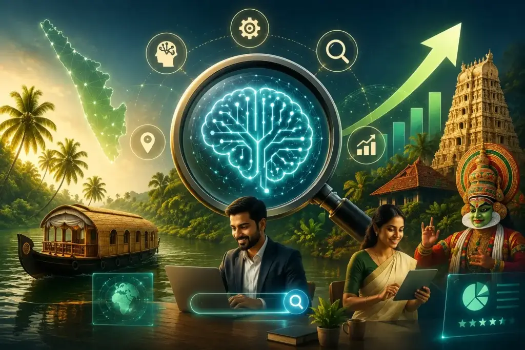 AI Search for Kerala Businesses 
